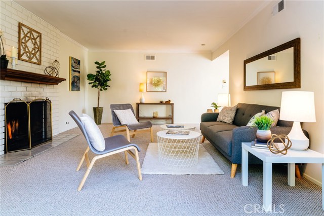 View of the living room from the veranda.