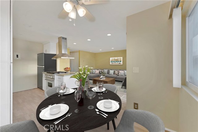 Virtual Staging View from Dining Area