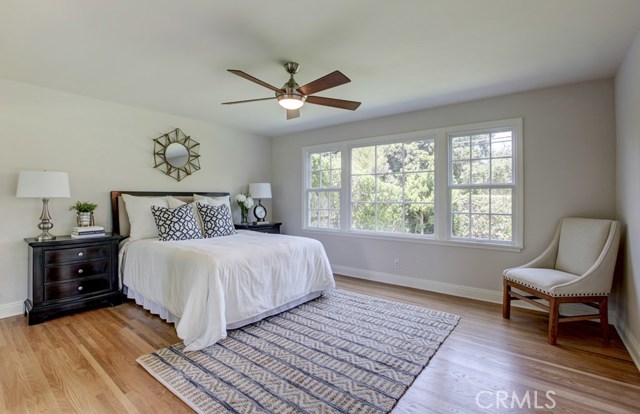 Spacious Lower Level Bedroom, off Family Room with French Door Slider Open to Patio