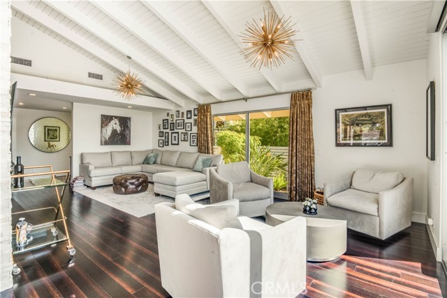 Living room and lounge area