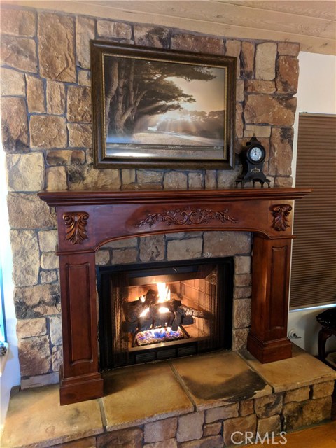 Raised Hearth Fireplace