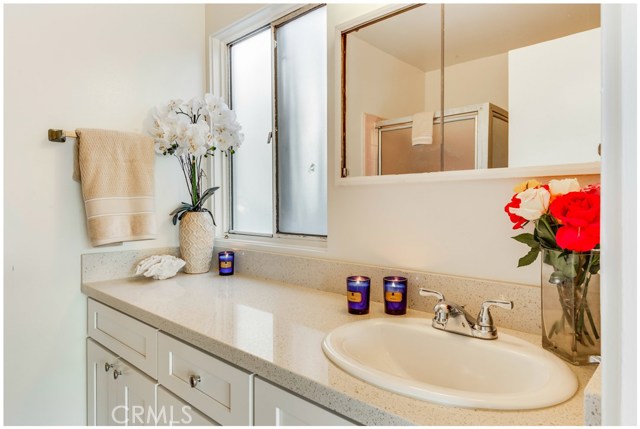 Master Bathroom - Shower, Toilet, and Sink/Vanity.