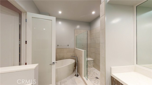 MASTER BATH WITH ROOM SHOWER AND SOAKING TUB