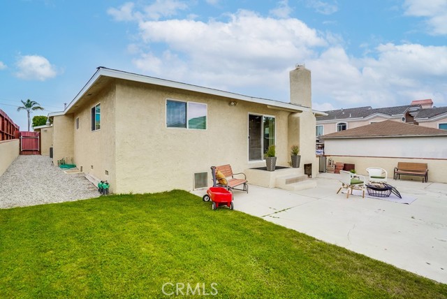 Rear yard and side yard