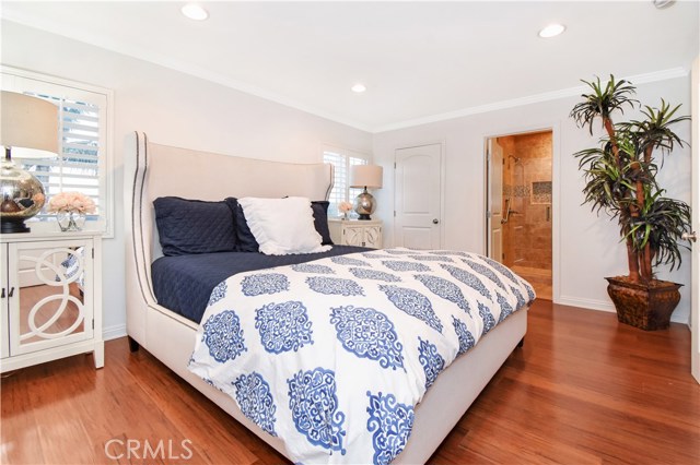Master Suite #1 with walk-in closet and ensuite bathroom