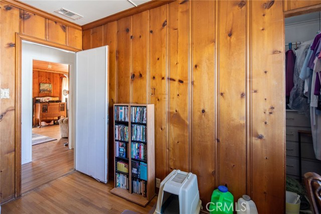 Third bedroom, currently used as office area.
