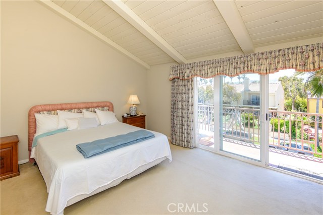 Yes, this could be your master bedroom suite with vaulted wood ceilings!
