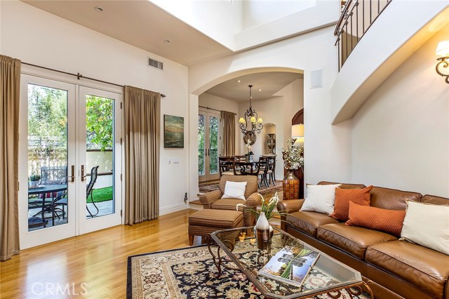 Direct access to the private patio and yard area from the family room.