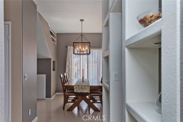 View toward dining room from the kitchen.