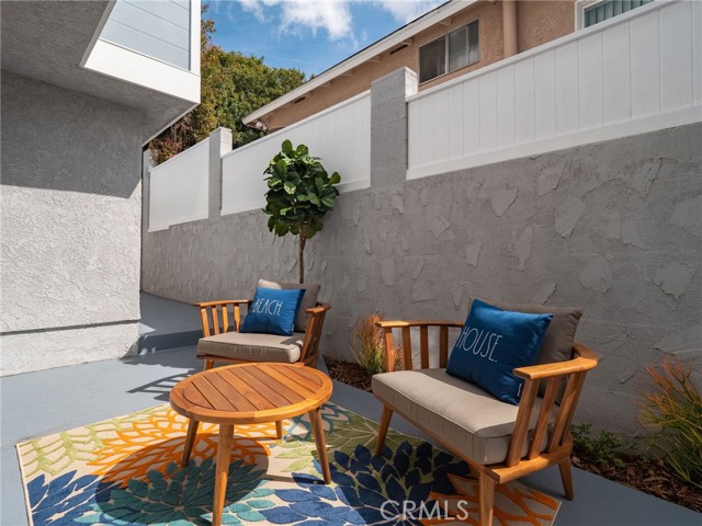 Side patio - a great place to end your day.