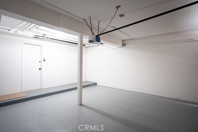 Inside garage.  Recently repainted and looks very clean.