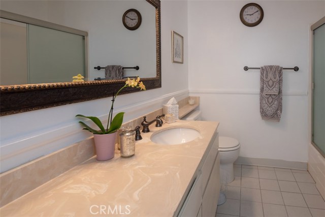 2nd bathroom with tub & shower