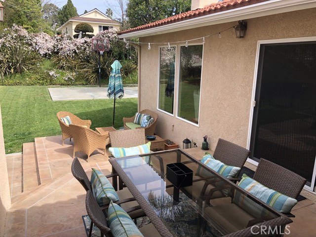 Backyard dinning table