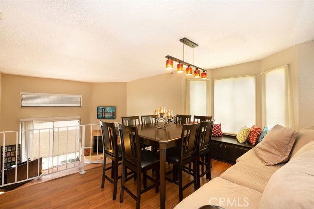 Loft area used as the dining room