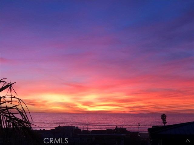 Sunset from the rooftop deck