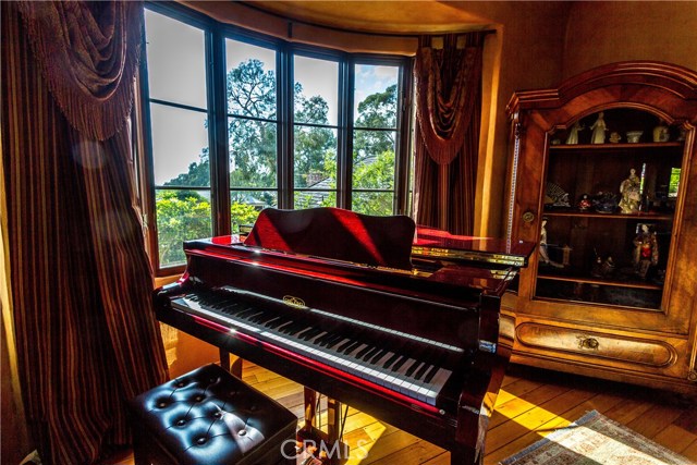 Living Room With Bay Window