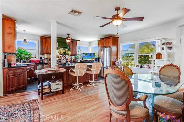 Kitchen and dining area