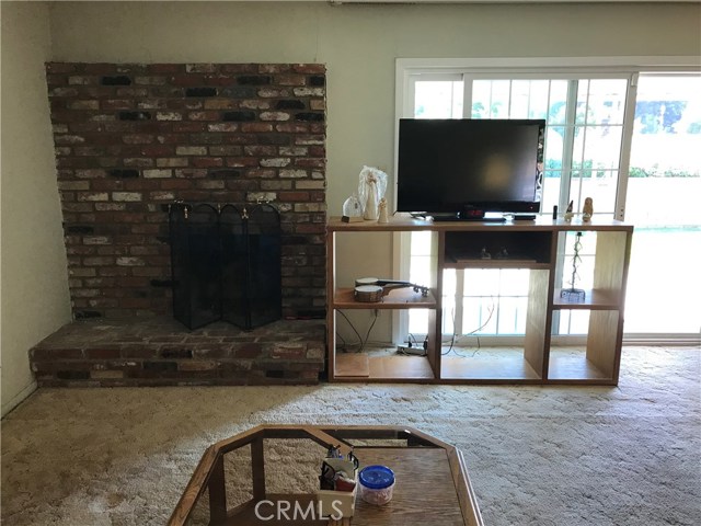 Brick Fireplace