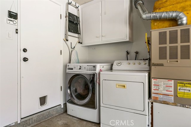 Laundry in Garage