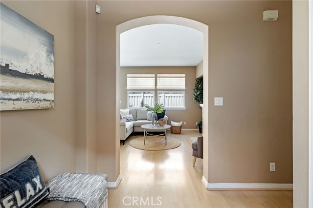Looking from entry into the living room