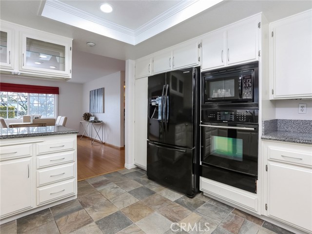 Refrigerator, stove and microwave