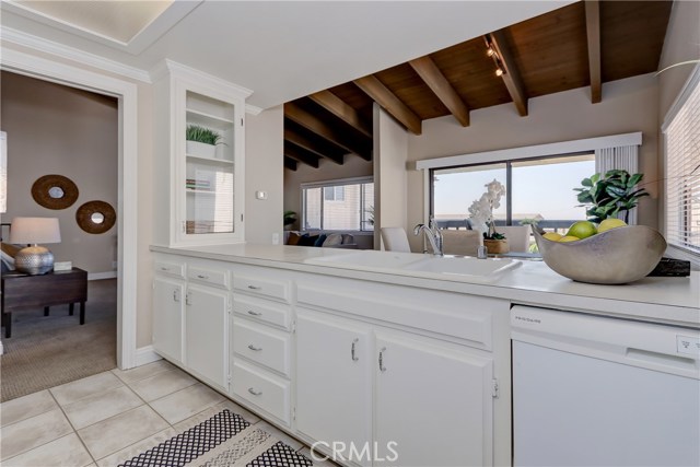 Even your kitchen has an ocean view (although you can't tell on this day!)