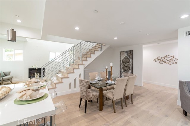 Custom stairway creates an appealing statement