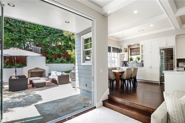 Family Room and Kitchen Overlook Back Yard.