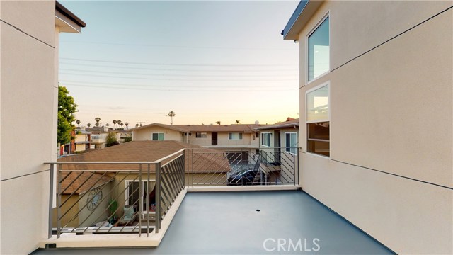 BALCONY FOR ENTERTAINING . . .