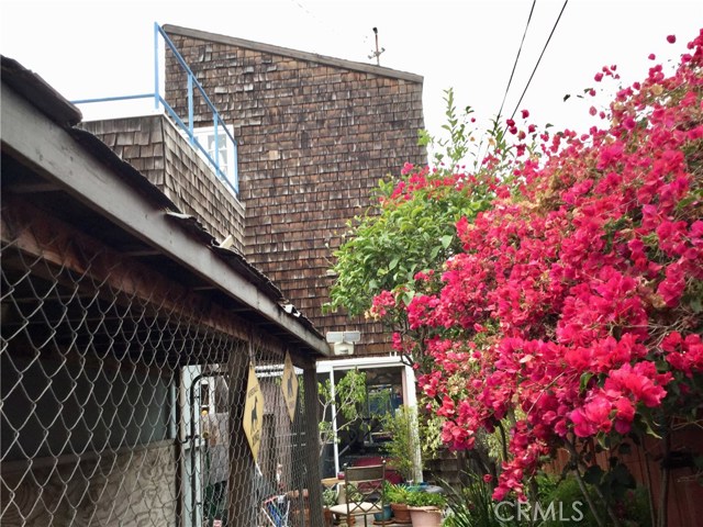 Walkway from alley gate to backyard