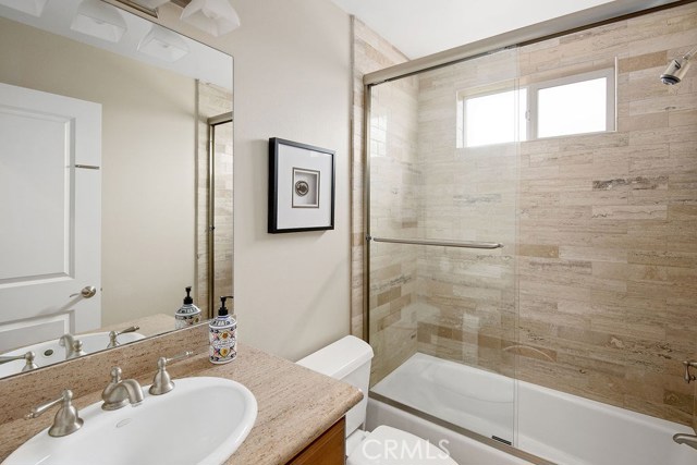 One of 2 full baths on the first level