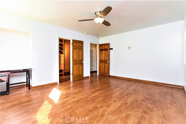 The Master Bedroom is spacious and has great storage areas.