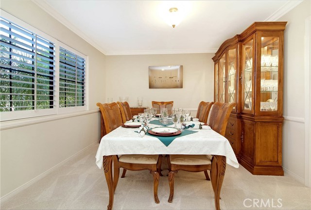 Formal dining room.