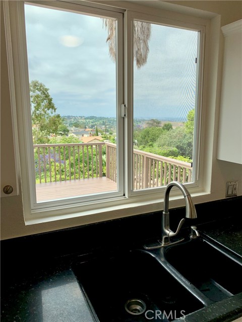 View from kitchen.