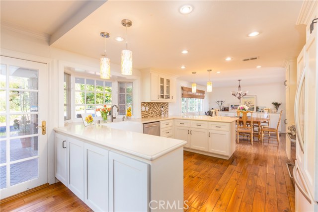 Beautifully remodeled kitchen.