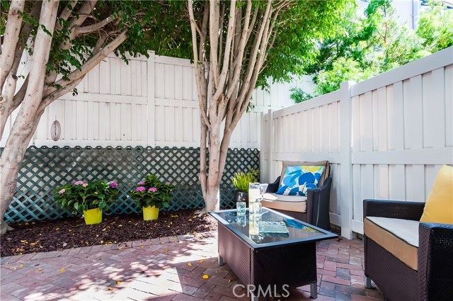 Private backyard includes mature shade trees, perfect for outdoor entertaining!