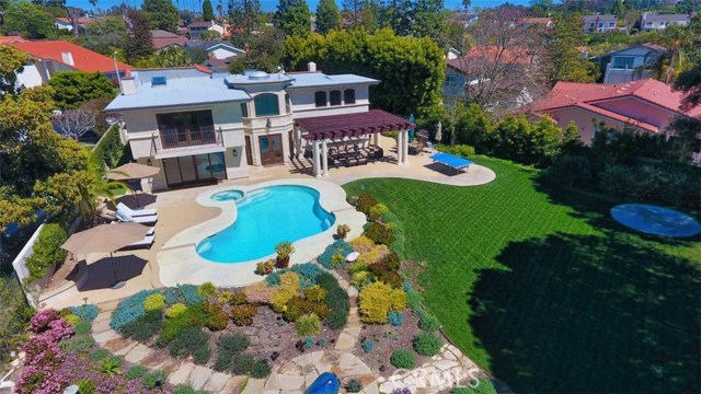 Aerial Photo of Backyard Close Up