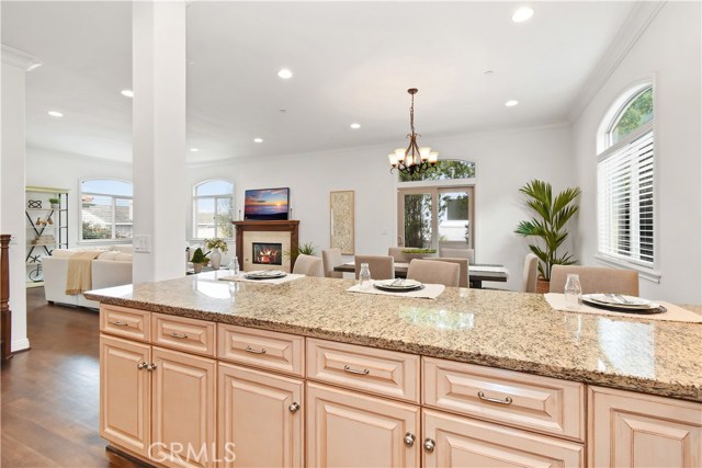 Custom designer cabinetry... with designer paint trim.