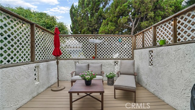 Private Deck off Living Room
