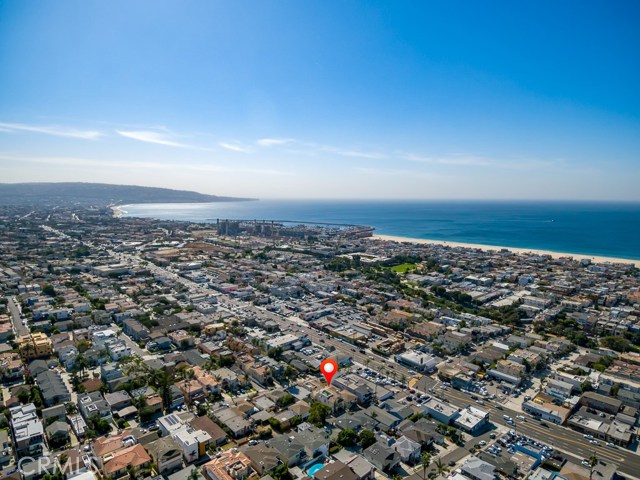 Aerial view to the South
