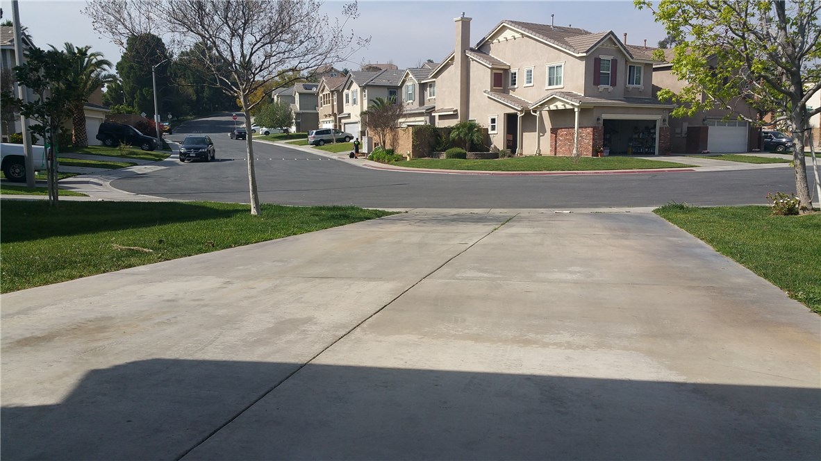 VIEW FROM GARAGE - DID YOU NOTICE THE EXTRA LONG DRIVEWAY!!!