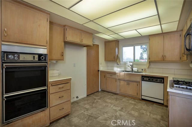 Spacious Kitchen with Overhead Lighting