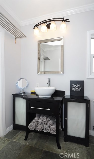 Master bath vanity