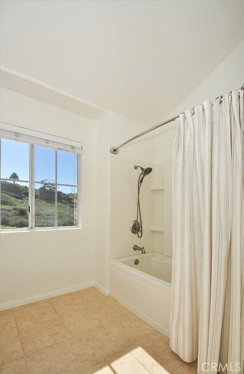 Master bath with view