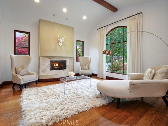 Living Room with Fireplace