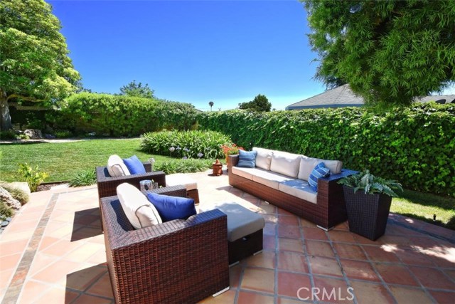 Patio off the Family Room and Catalina View in the Distance
