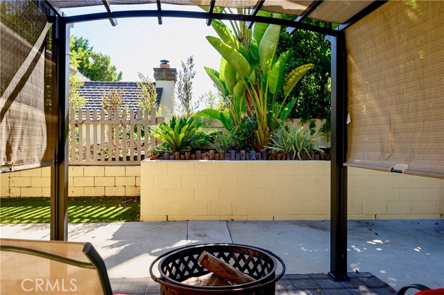 Private backyard perfect for a basketball court, spa, or whatever you can imagine.
