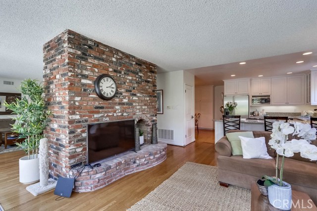 family room that can also be used for a large dining room if the eat in kitchen and counter area isn't sufficient for your holiday table