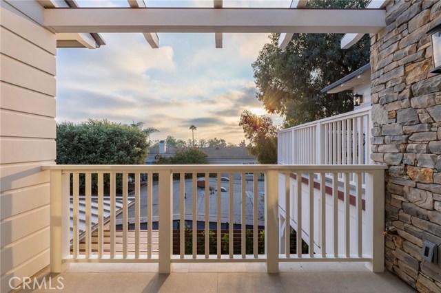 Upstairs balcony view