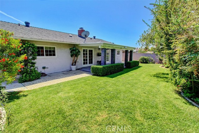 Back view of home